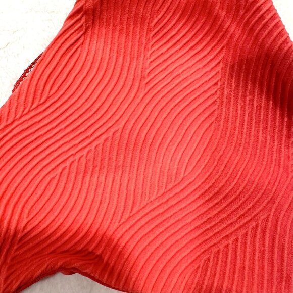 NWT Tavik Chloe Mini Cutout Swim Bottom Textured Amalfi in Hibiscus - XS - Picture 4 of 11